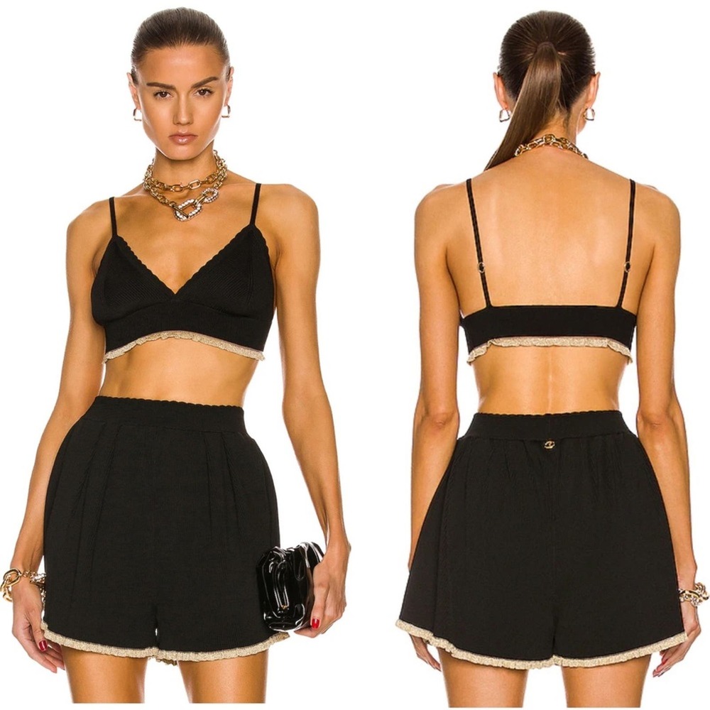 PACO RABANNE Knit Bra Top Size XS
